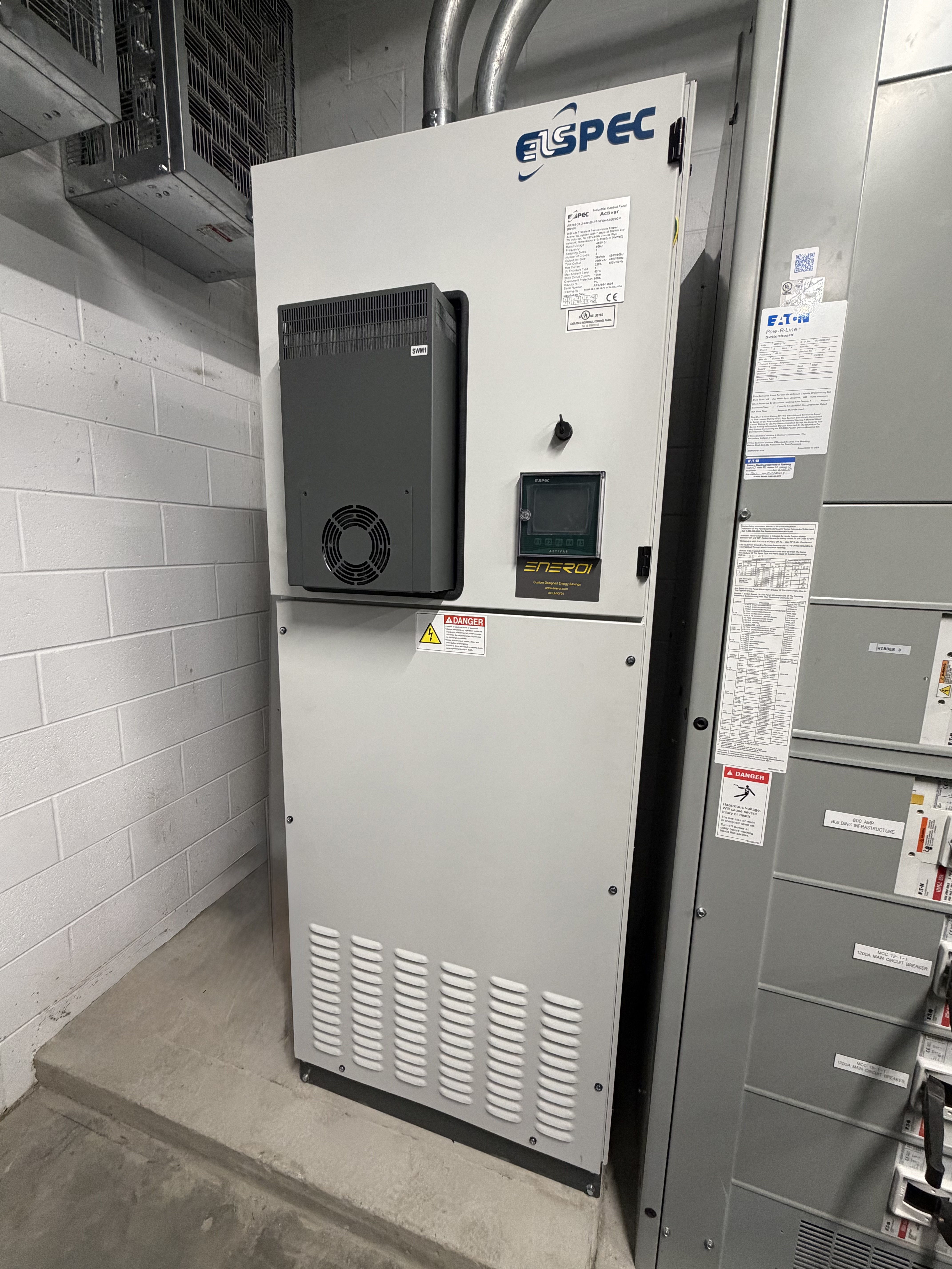 Elspec Activar unit installed at facility
